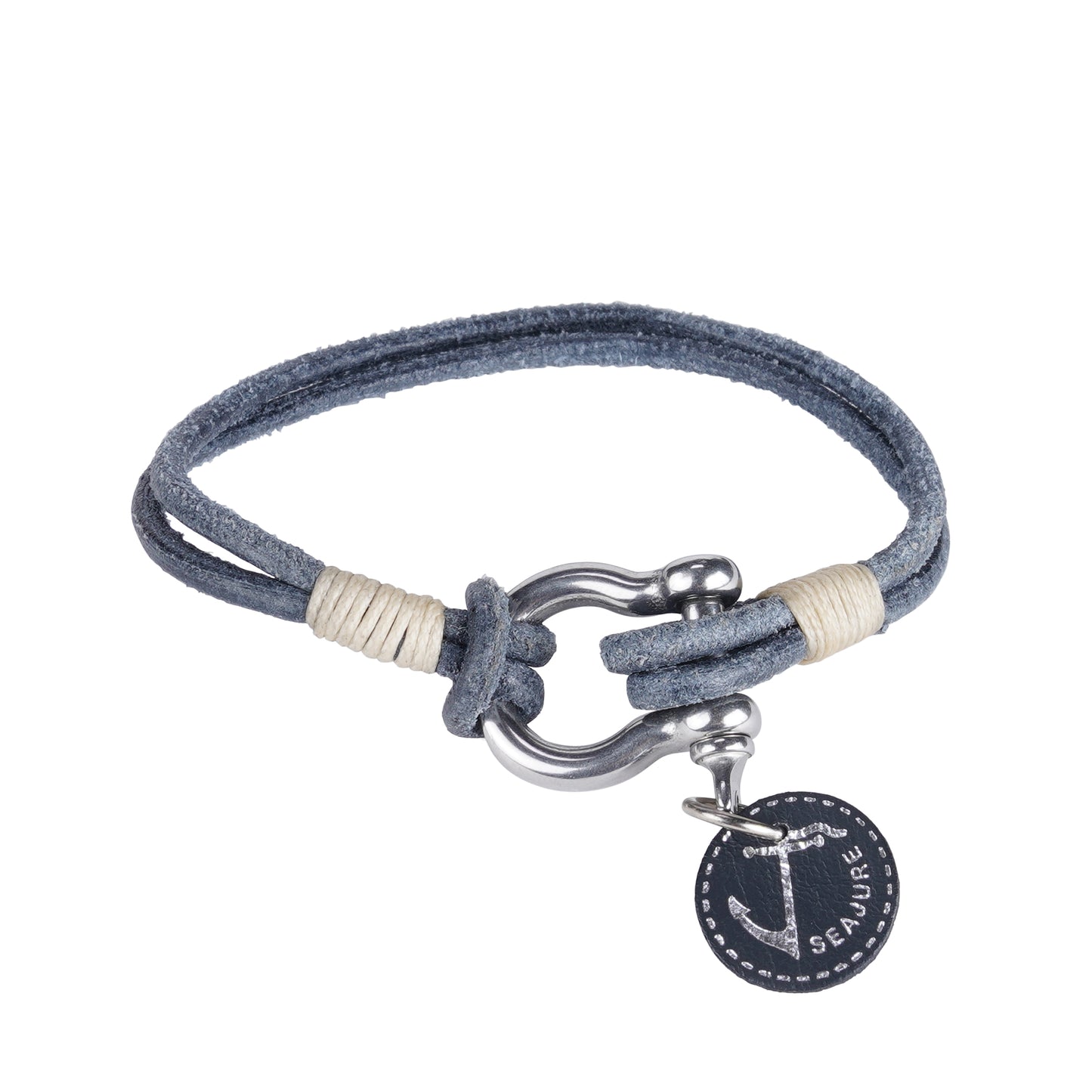 Double Leather Gambier Bracelet Seajure