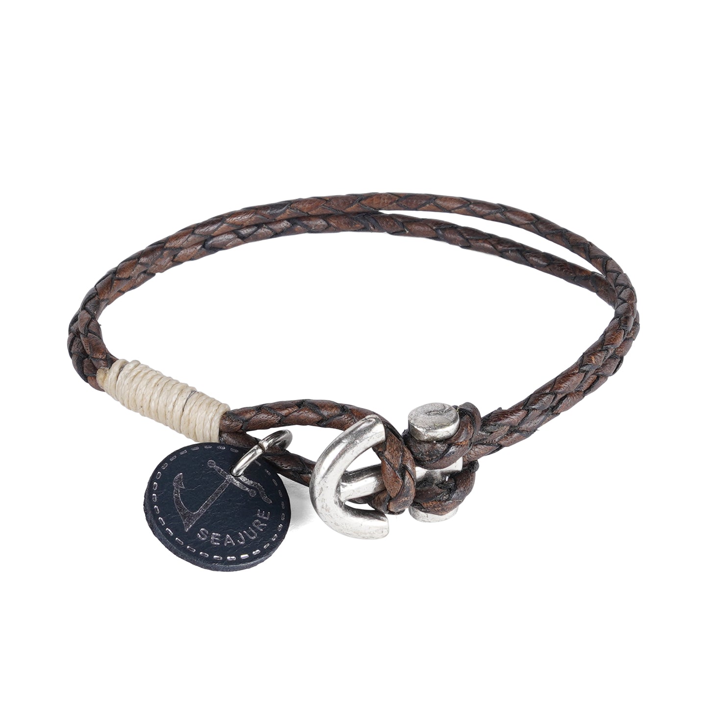 Braided Leather Pitcairn Bracelet Seajure