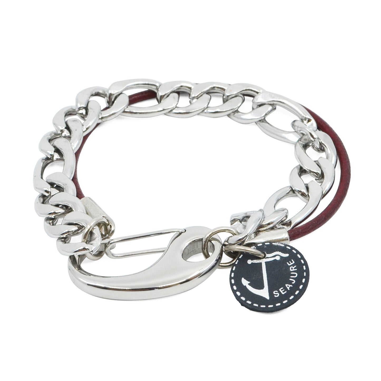 Chain and Leather Vanuatu Bracelet Seajure