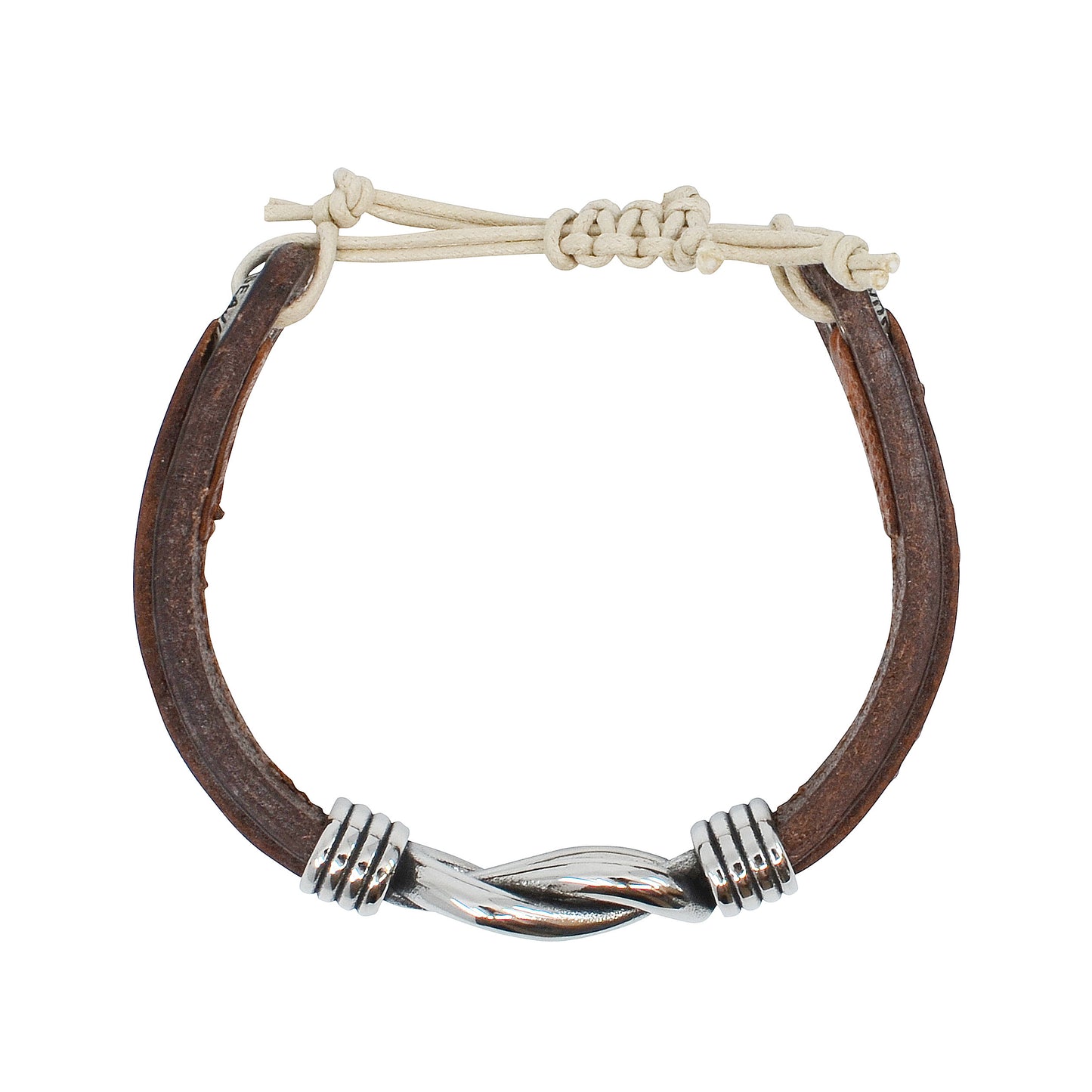 Nautical Rope and Leather Capri Bracelet Seajure