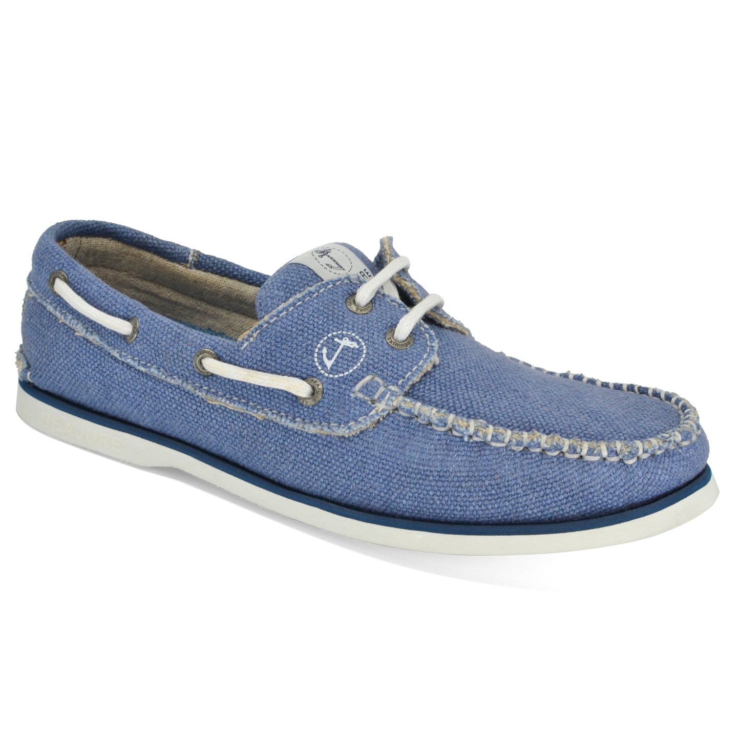 Men Hemp & Vegan Boat Shoe Fidden Seajure