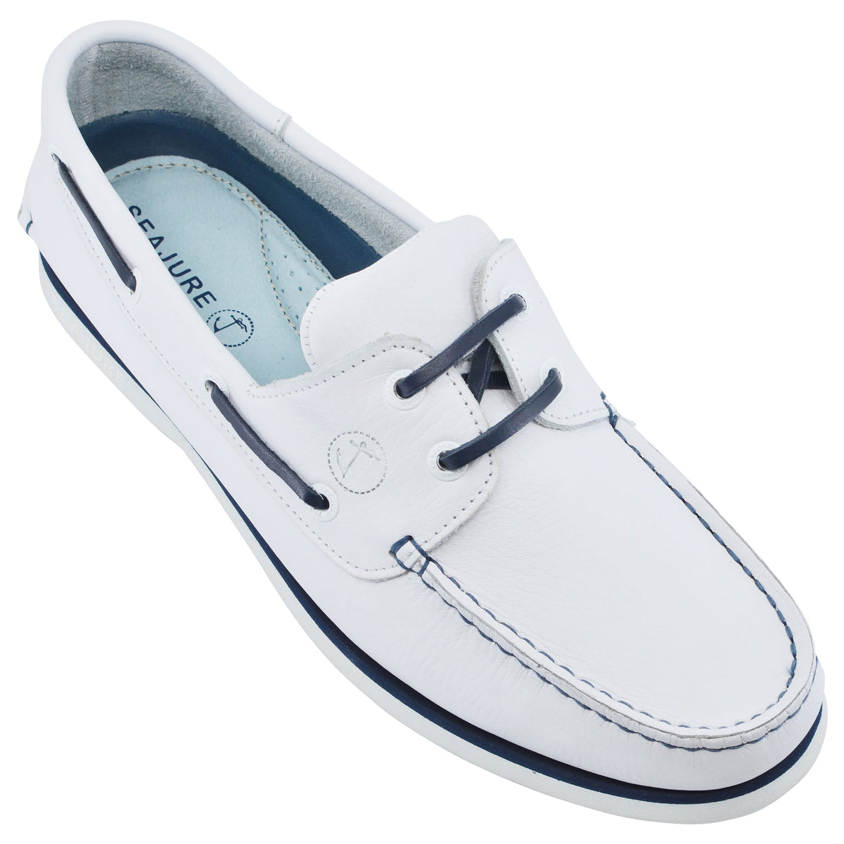 Chaussures bateau pour homme Seajure Celestún en Cuir Nubuck Orange - France Chaussures bateau pour homme Seajure Celestún en Cuir Nubuck Orange - France