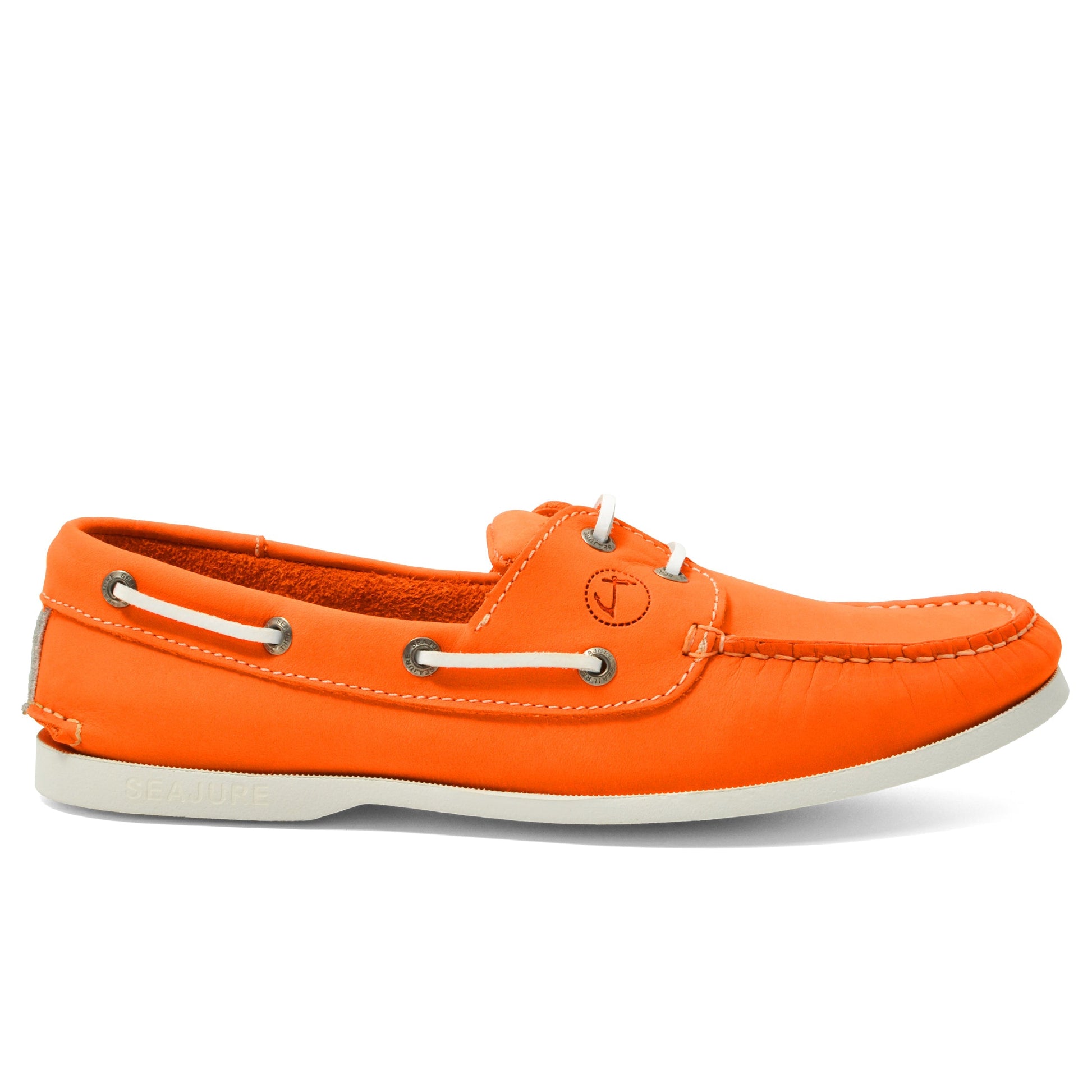 Men Boat Shoe Celestún Orange Premium Seajure Official Store