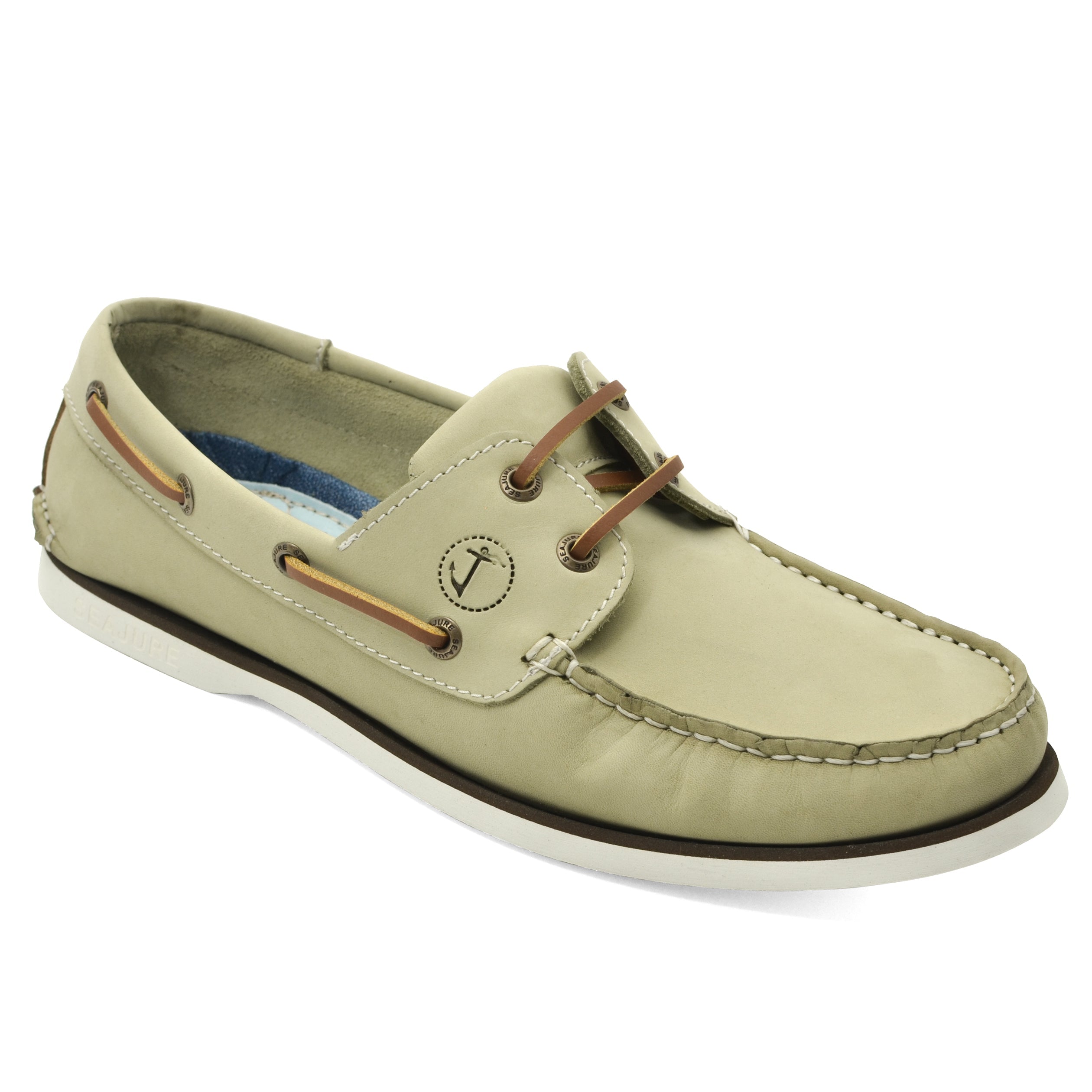 Men Boat Shoe Wavecrest Light Green Premium | Seajure Official Store Men Boat Shoe Wavecrest Light Green Premium | Seajure Official Store
