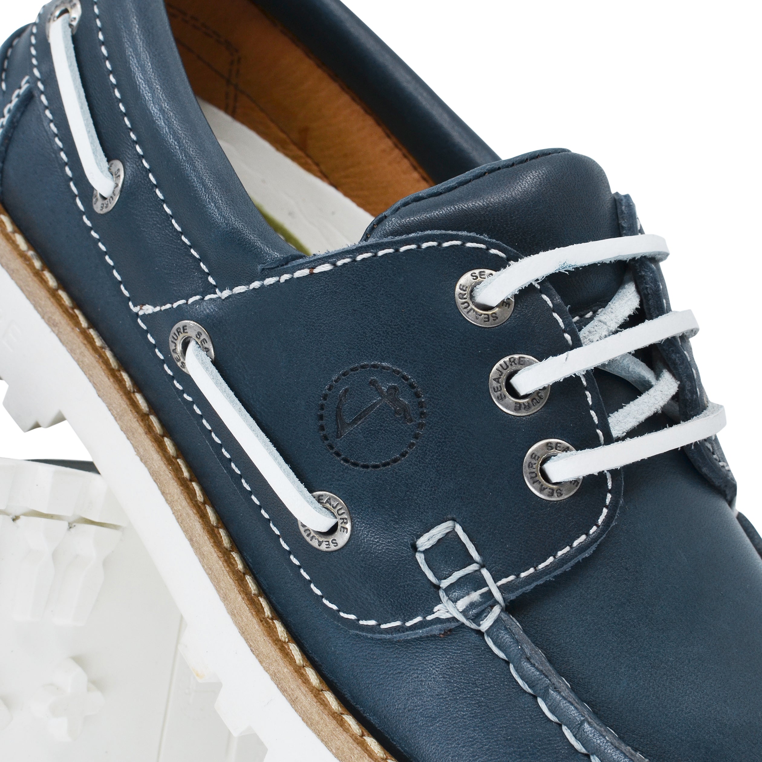 Women Boat Shoe Sibang Navy Blue Premium | Seajure Official Store