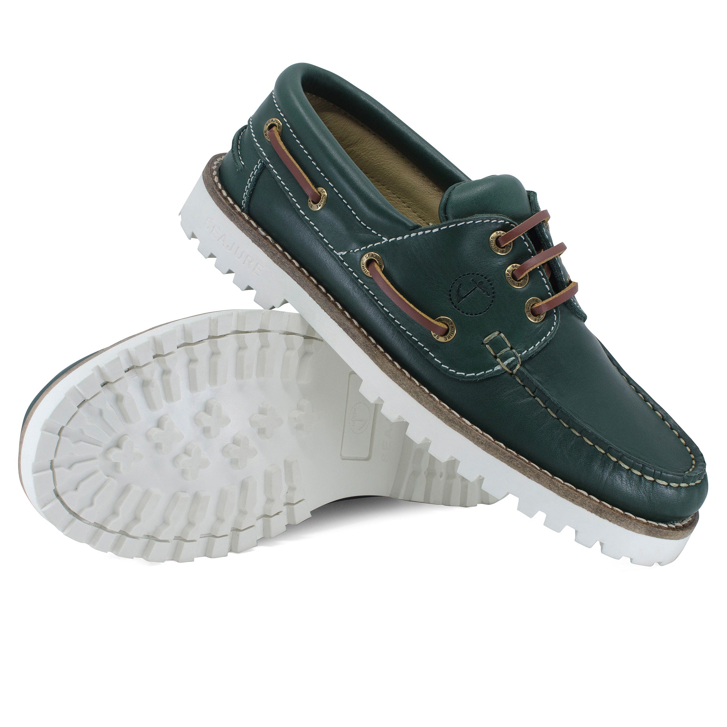 Heren Bootschoenen Seajure Trebaluger Blauw Nubuckleer Heren Bootschoenen Seajure Trebaluger Blauw Nubuckleer