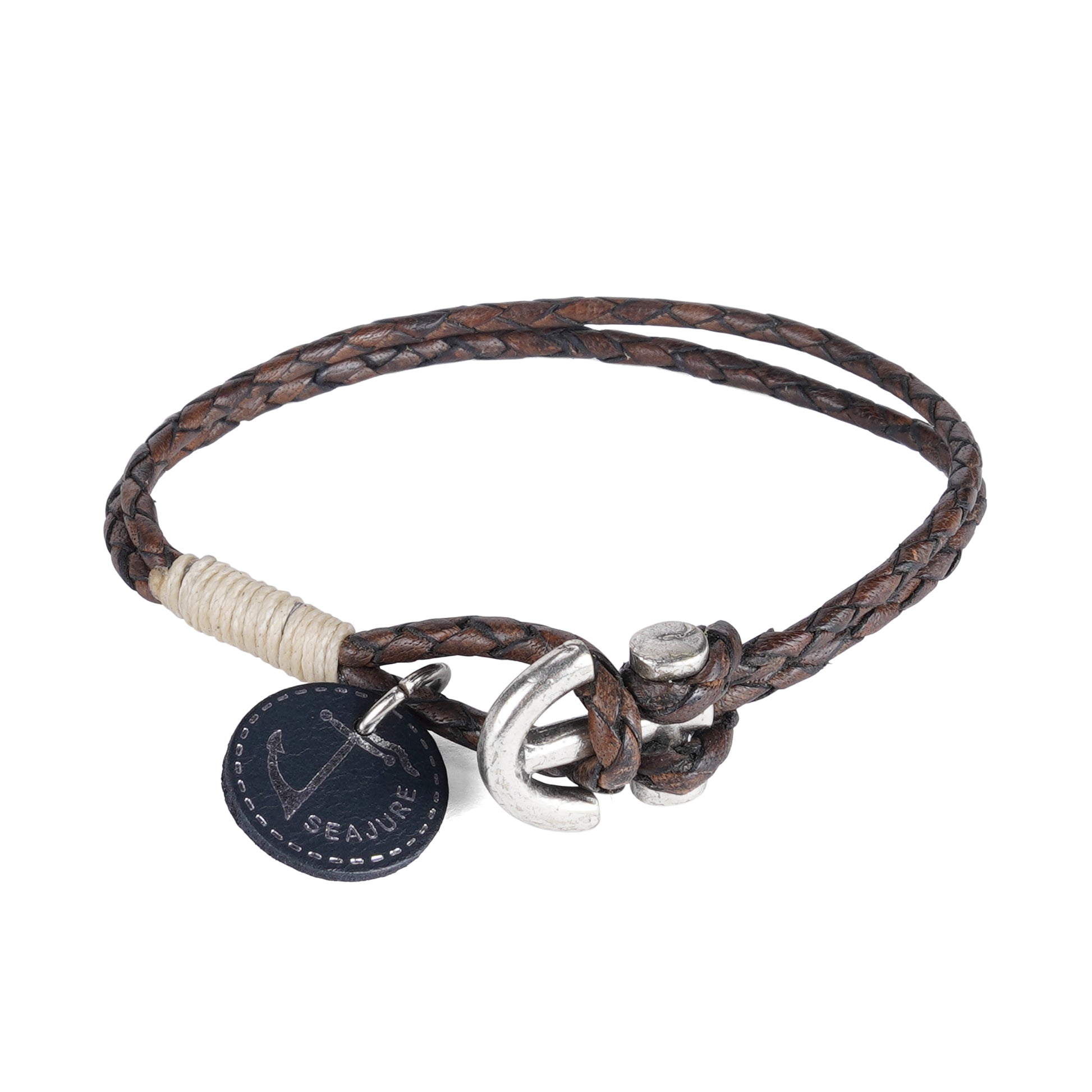 Braided Leather Pitcairn Bracelet Seajure