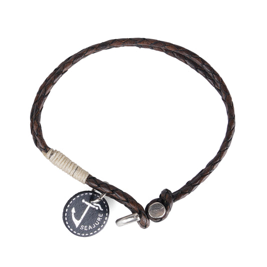 Vintage Bronze Anchor Bracelet Punk Bracelet Layered Braided - Temu