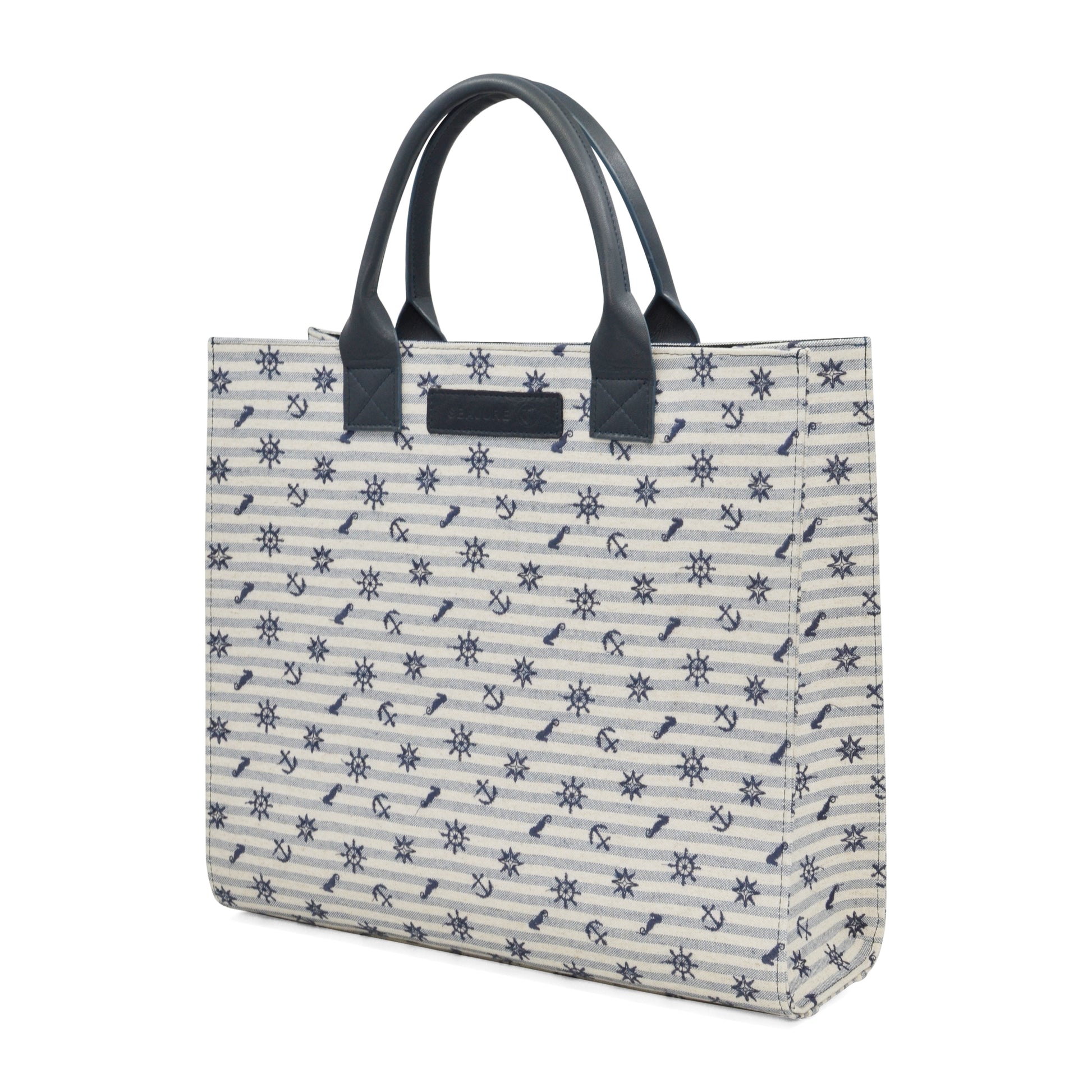 Atol Tote Bag Embroidered Linen Seajure