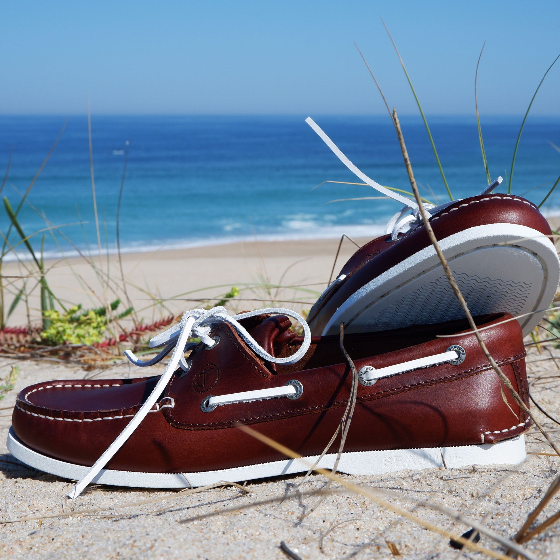 Chaussure bateau classique pour femme en marron