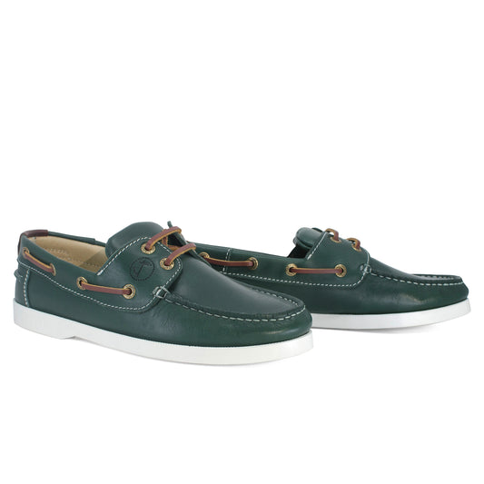 Women Boat Shoe Green Matira Seajure