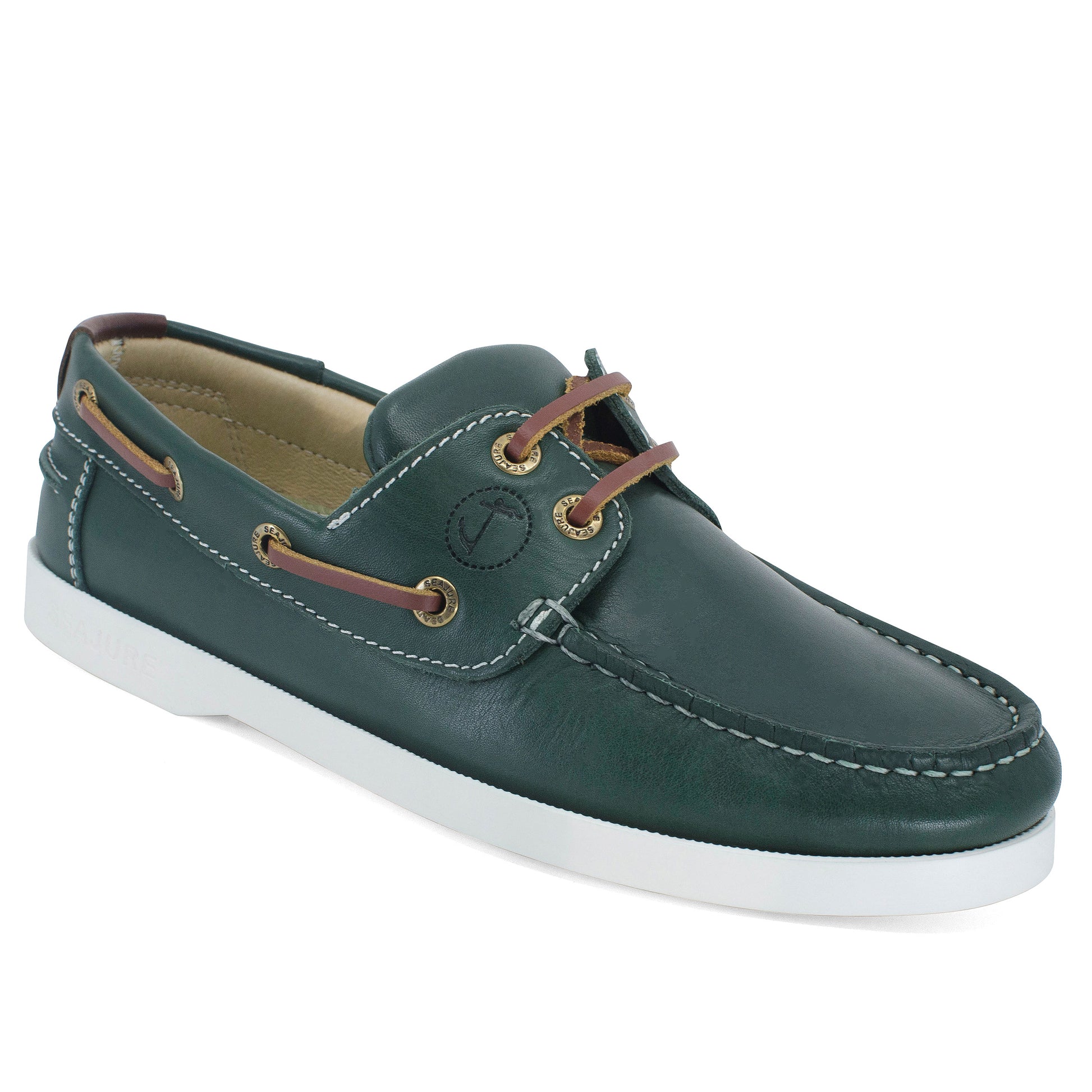 Women Boat Shoe Green Matira Seajure