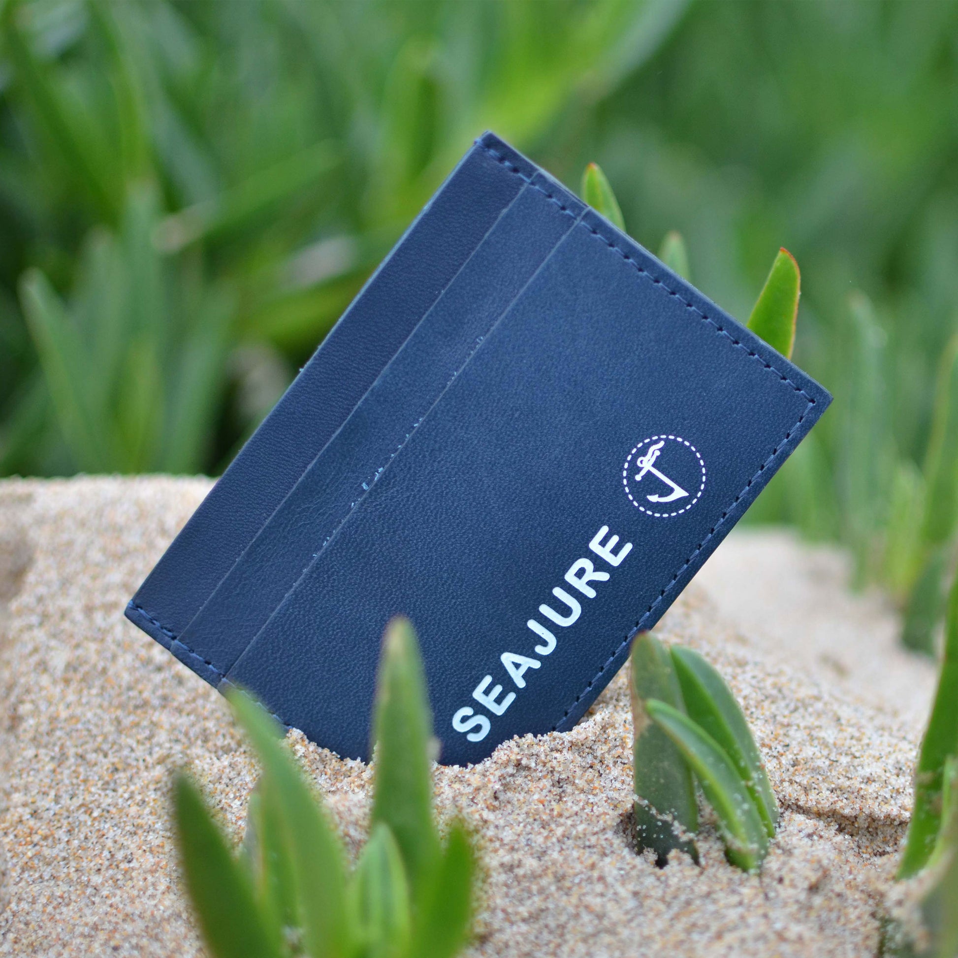 Smooth Leather Card Holder Seajure